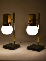 Pair of modern table lamps / bed side lamps 14½"