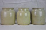 Three antique French milk pitchers from Auvergne 10¼"