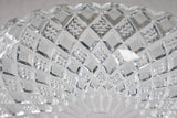 Vintage French fruit cup with pretty cut glass pattern