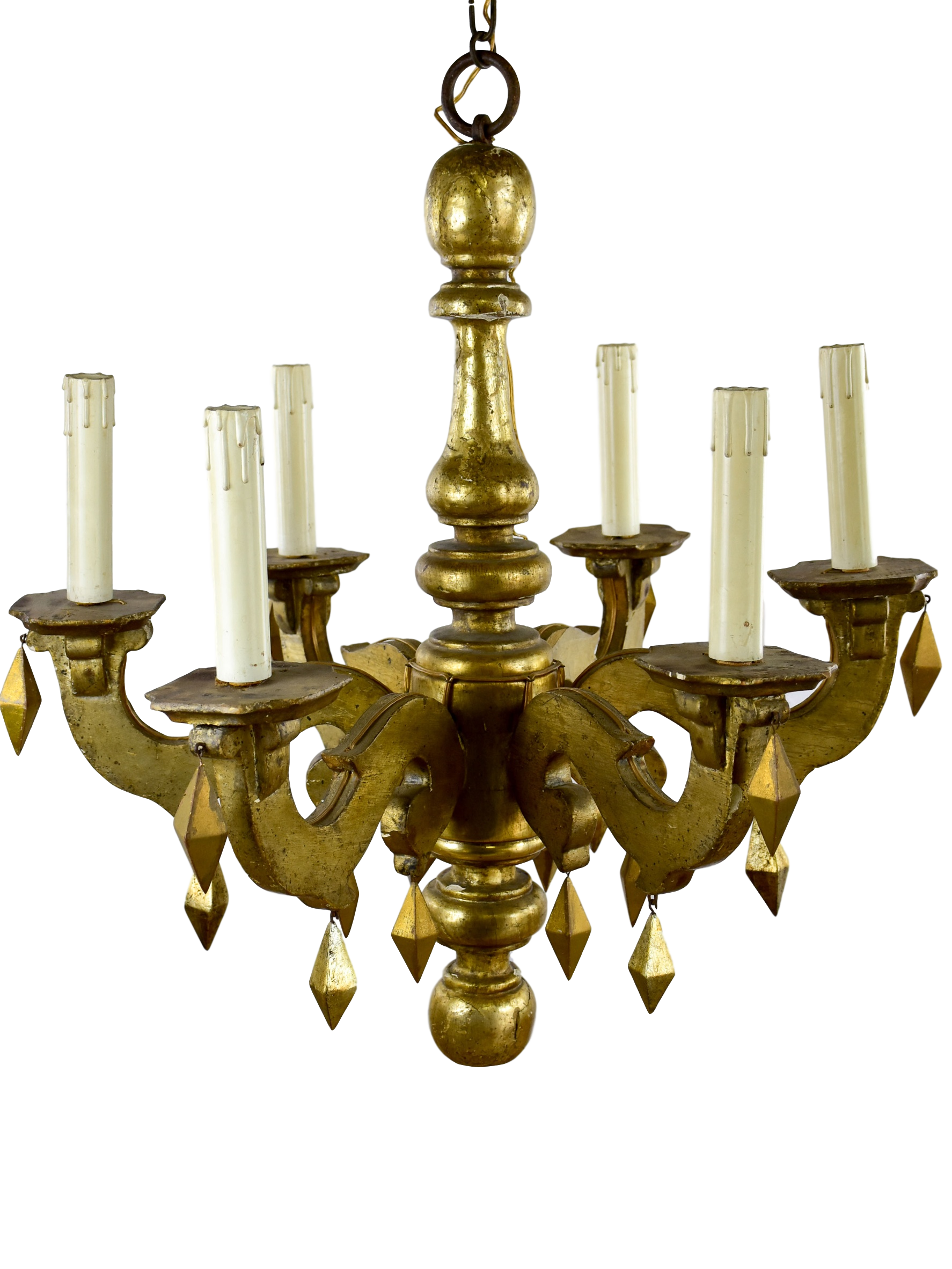 18th Century Italian chandelier - gold finish