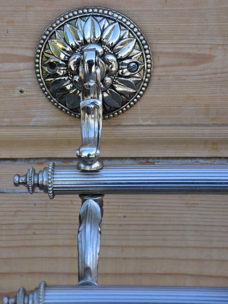 Collection of Louis XVI style towel holders and bathroom hardware accessories