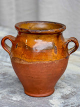 Small antique French confit pot 6 ¾"