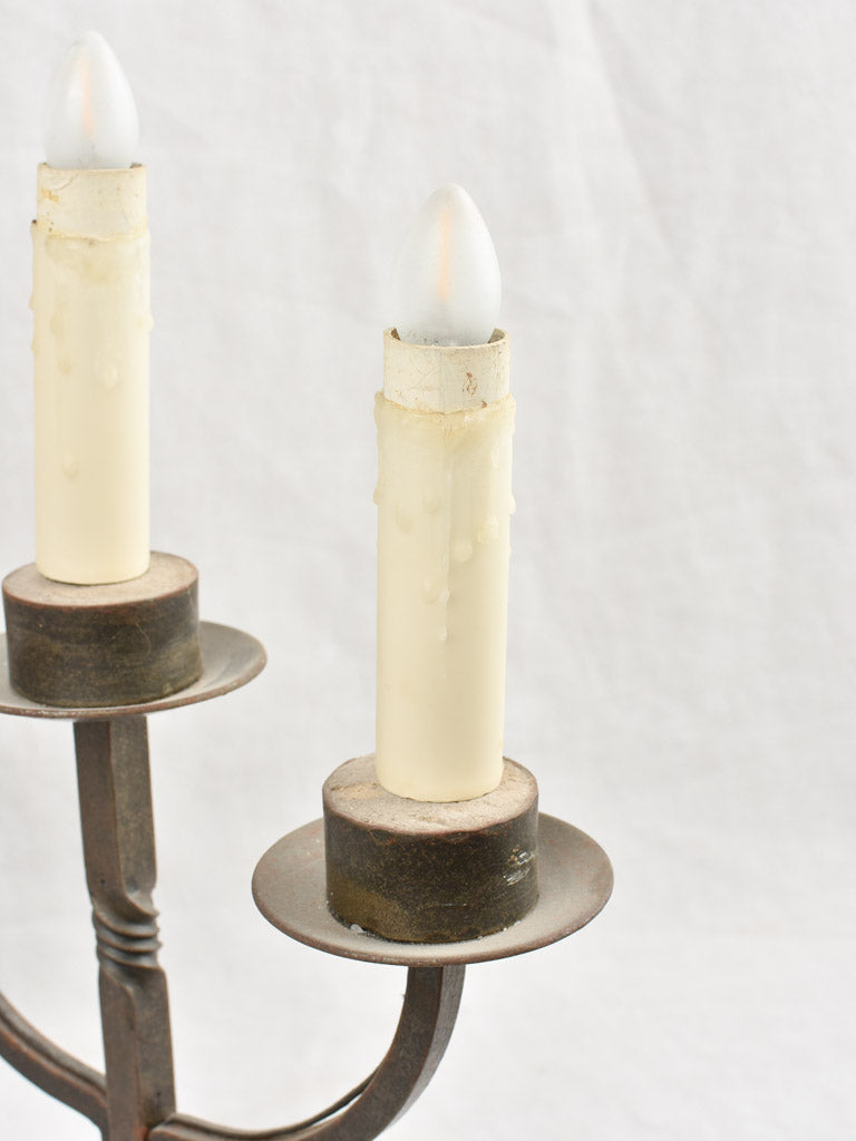 European Style Wrought Iron Candle Lamps