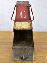 Antique French 'cligniscope' warning lamp