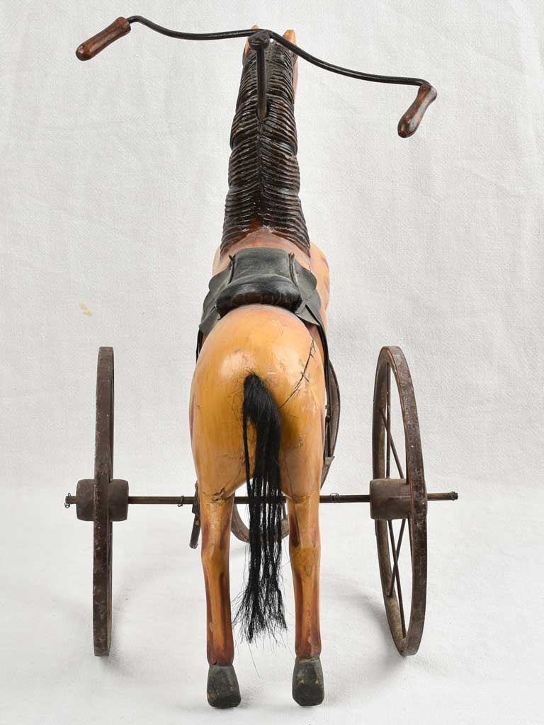Original painted finish horse tricycle