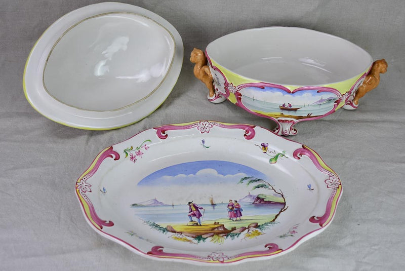 Mid century soup tureen for Bouillabaisse from Marseille