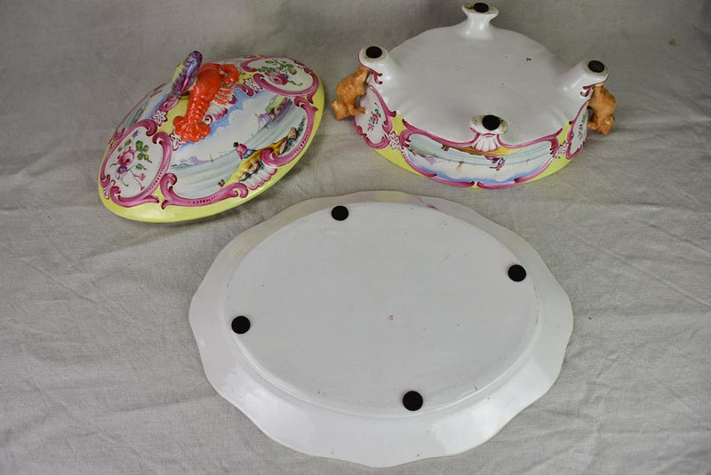 Mid century soup tureen for Bouillabaisse from Marseille