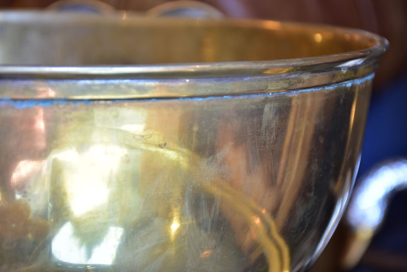 Champagne bucket, ornate handles, large, vintage