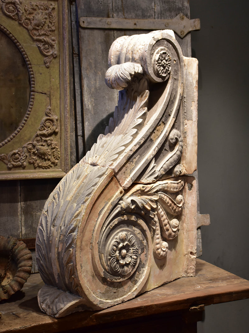 Two large French corbels from the late 18th century