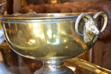Champagne bucket, ornate handles, large, vintage