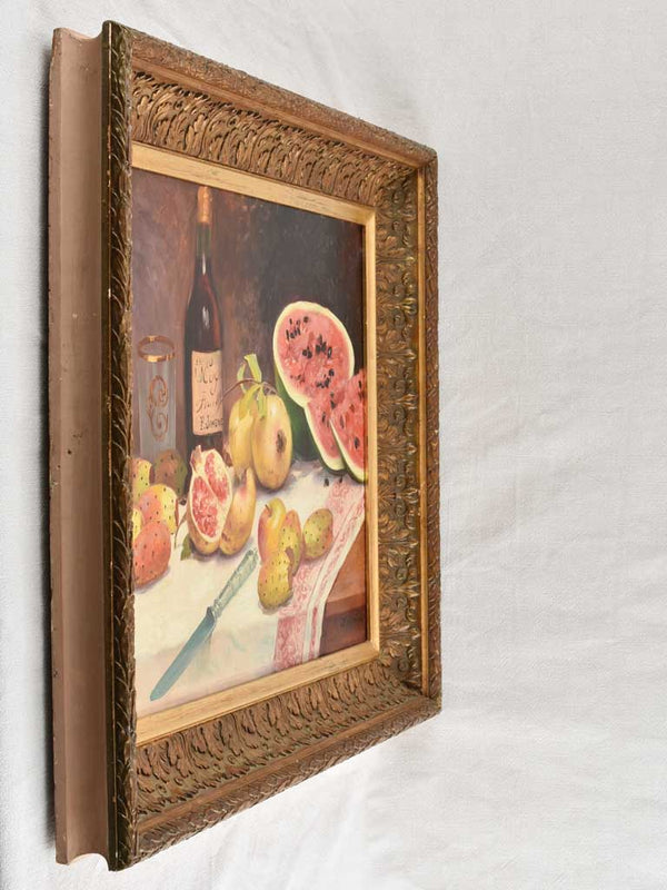 Early 20th century still life with fruit 24¾" x 29¼"