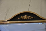 Maison Jansen style console table with matching mirror - dolphin and bay leaf motifs