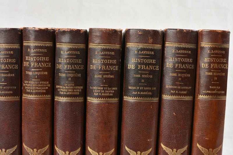 Collection Of Ten 20Th Century Books Histoire De France Chez Pluie collection-of-ten-20th-century-books-histoire-de-france-chez-pluie