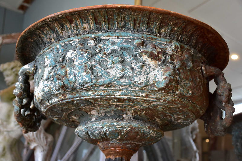 Large French garden urn from Château de Beaune, Burgundy