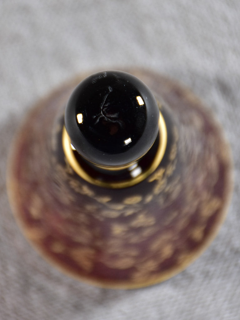Intricately designed glass service bell  