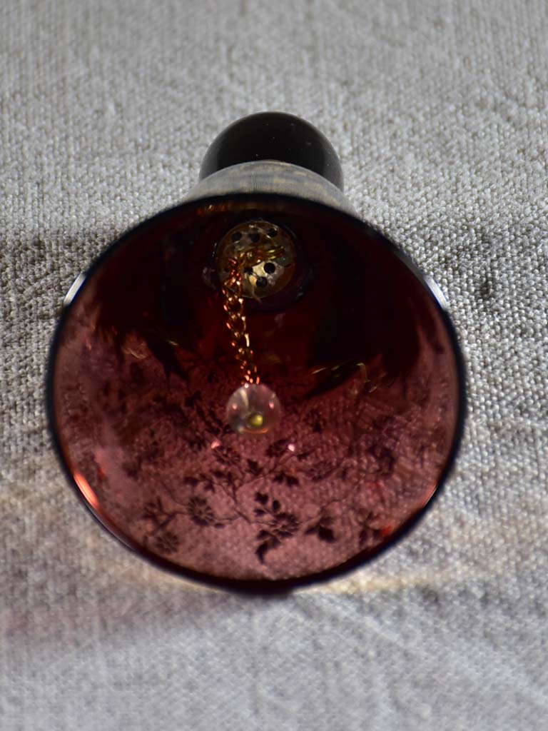 Unique florally embossed counter bell