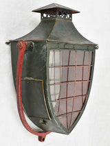 Vintage English Pub lantern - shield shape 25¼"