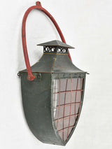 Vintage English Pub lantern - shield shape 25¼"