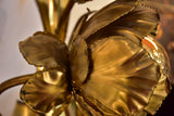 Maison Jansen gold flower lamp