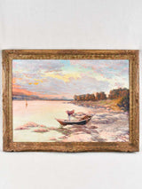 Lake view at sunset - Joseph Hurard 1906 - 31½" x 42¼"