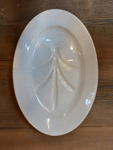 19th century French earthenware platter – oval