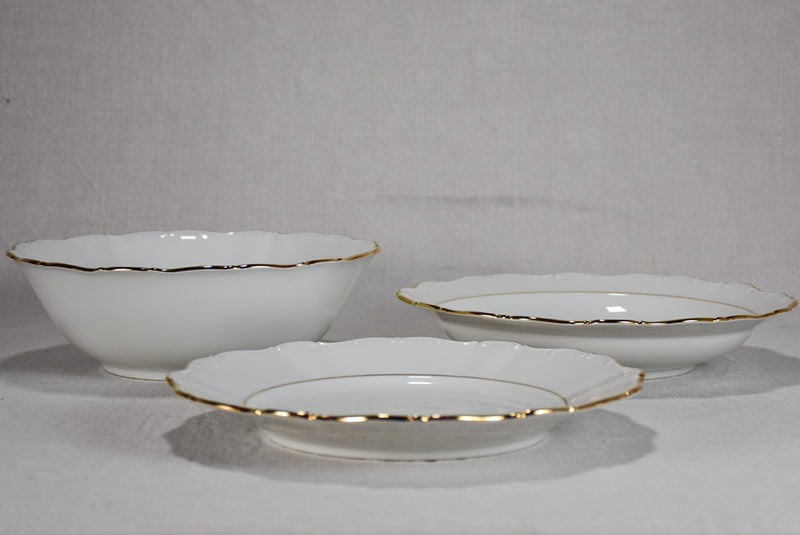 Retro styled German porcelain bowls