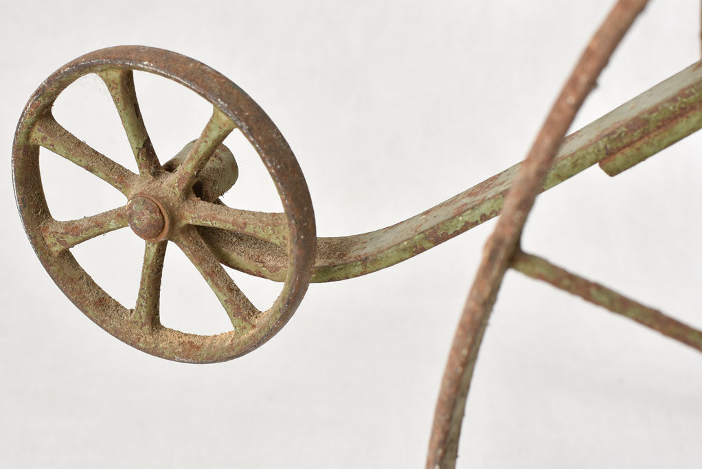 Antique wicker children's chariot (pulled by dogs) - 19th century