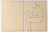 Caroline Beauzon's Acrylic Man Sketch Artwork