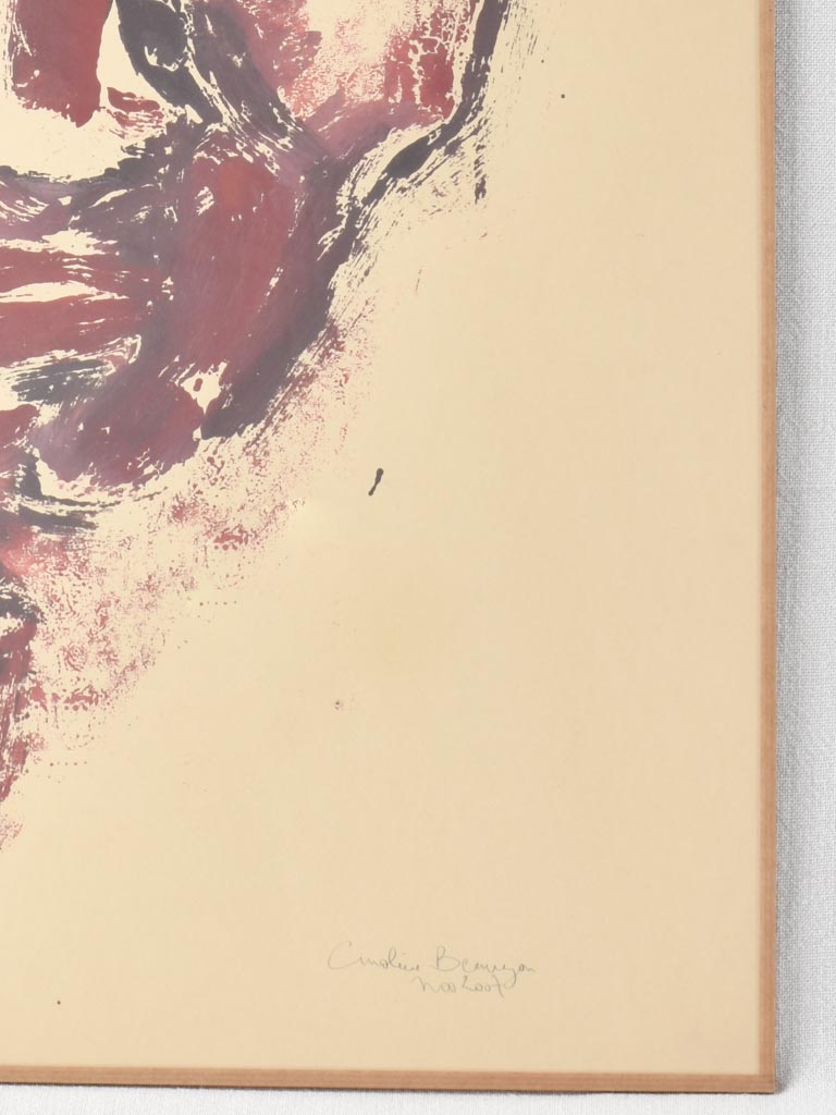Abstract face - Caroline Beauzon 25½" x 19¾"