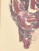 Abstract face - Caroline Beauzon 25½" x 19¾"