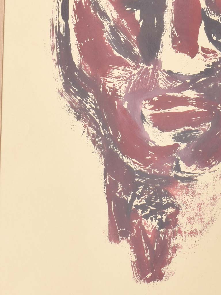 Abstract face - Caroline Beauzon 25½" x 19¾"