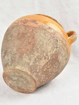 Rustic Antique French Confit Pot w/ tapered base 10¼"