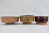 Collection of 3 late 19th Century French cheese molds