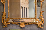 Late 19th Century Napoleon III mirror with gilded frame