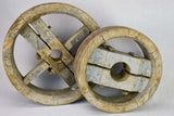 Reserved for AB Collection of 5 rustic wooden agricultural machinery elements - 19th century 10¾" - 19¾"