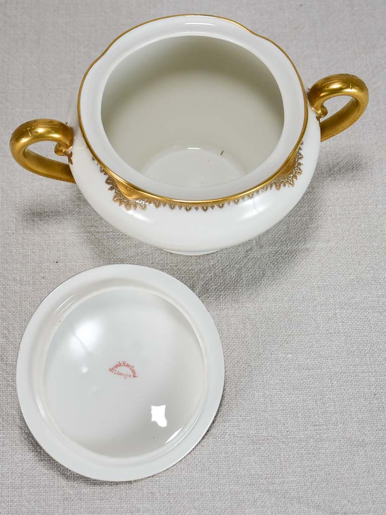 Exquisite Haviland Limoges Sugar Container