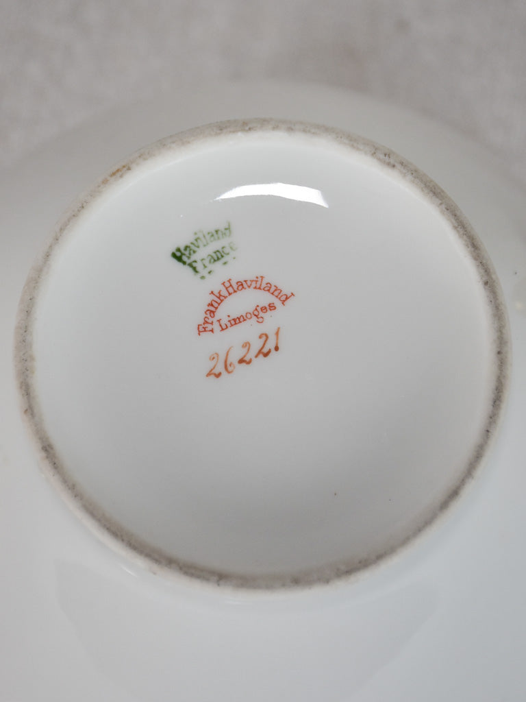 Intricate Lace-patterned Haviland Limoges Bowl