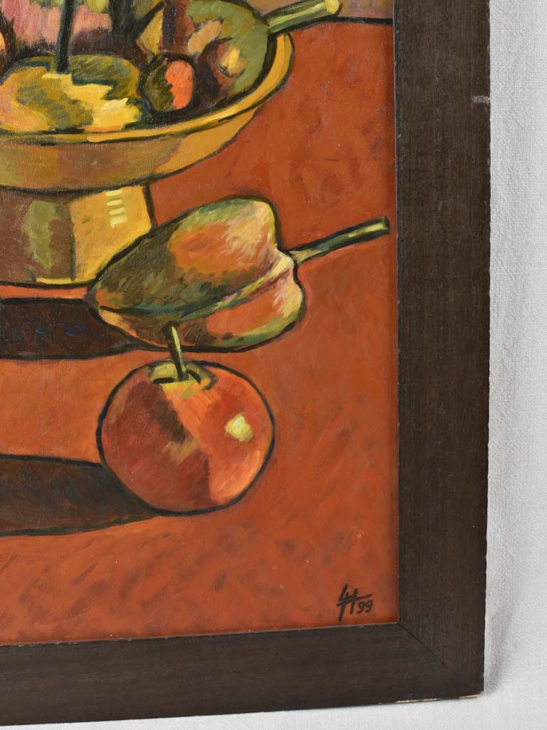 Very large modern still life - fruit bowl 40¼" x 26¾"