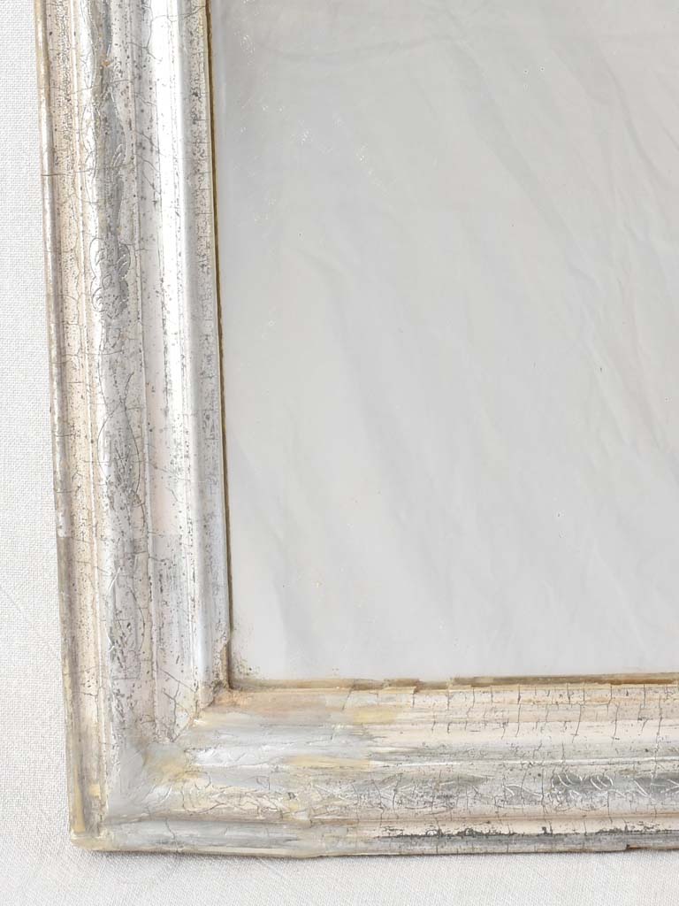 Silver Louis Philippe mirror 28¾" x 21¾"