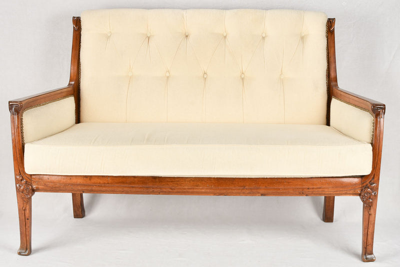 Aged Art Nouveau Sofa