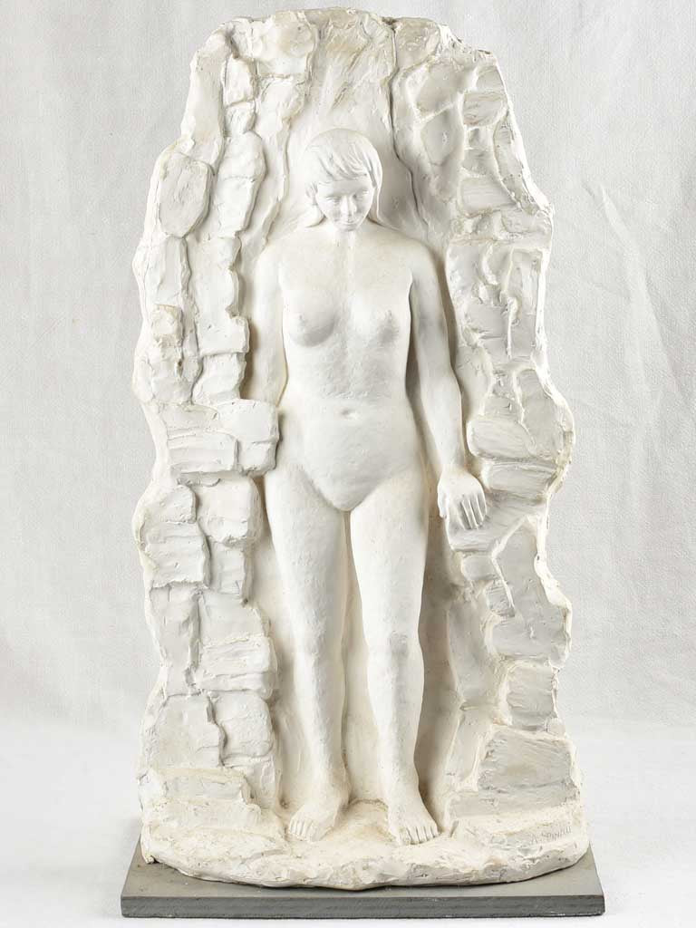 Vintage Spinelli plaster figurative sculpture