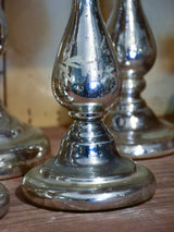 19th Century French mercury glass candlesticks