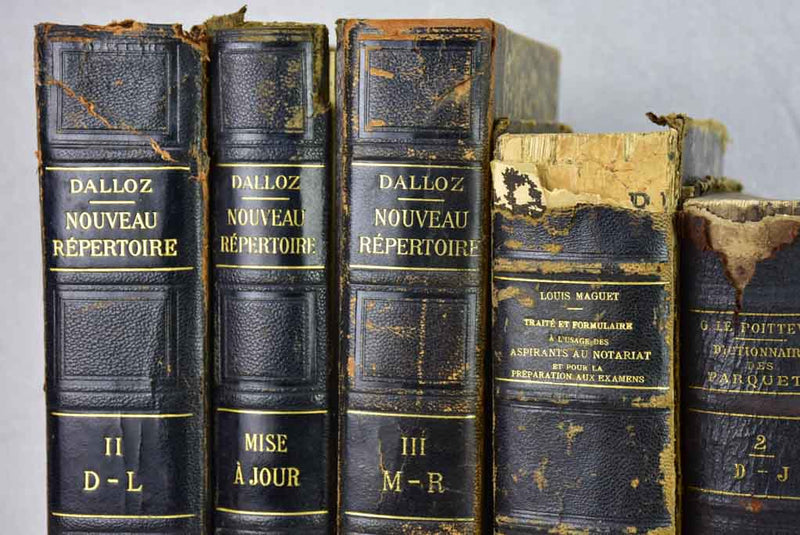 Collection of 7 French books from the early - mid-20th century