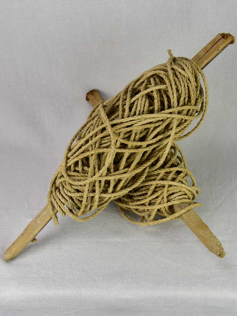 Large early 20th Century French farmer's rope 24¾"