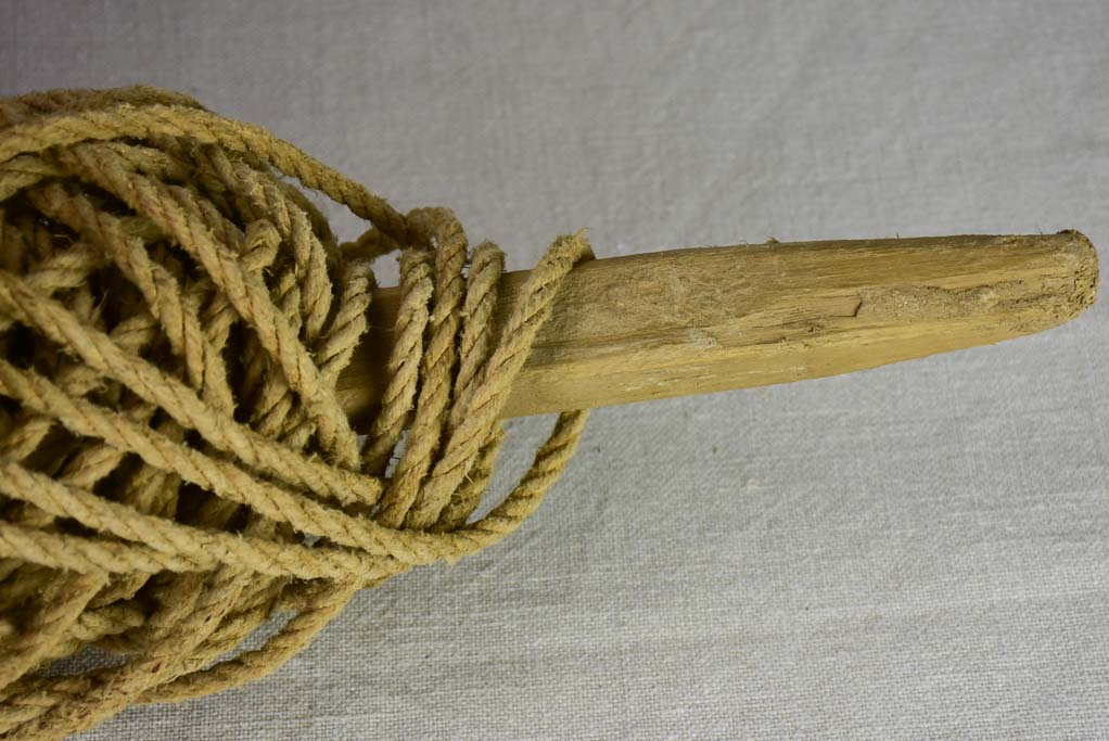 Large early 20th Century French farmer's rope 24¾"