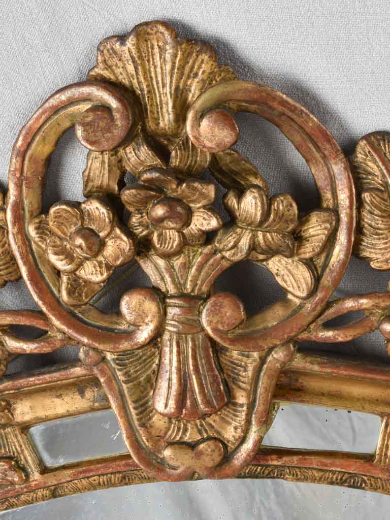 Gilded parclose mirror from the eighteenth century 30¾" x 20"