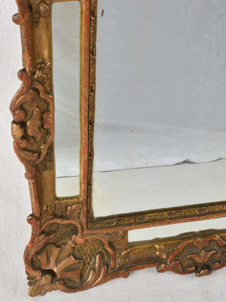Gilded parclose mirror from the eighteenth century 30¾" x 20"