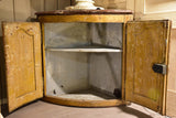 Provencal Corner Cabinet with Key