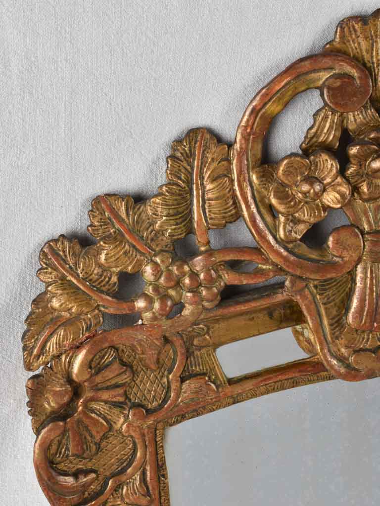 Gilded parclose mirror from the eighteenth century 30¾" x 20"
