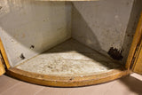 18th century Provencal curved corner cabinet with marble top